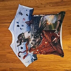 Snoopy Flying Ace Mens Size Medium Shirt. Very unique!